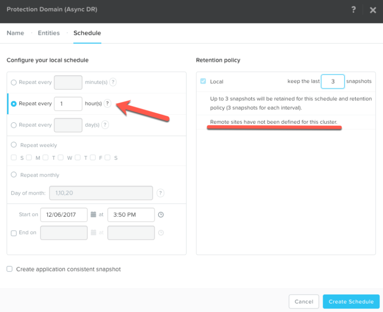 Configuring Nutanix Protection Domain – MyPureSupport
