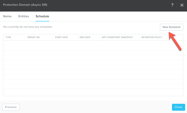 Configuring Nutanix Protection Domain – MyPureSupport